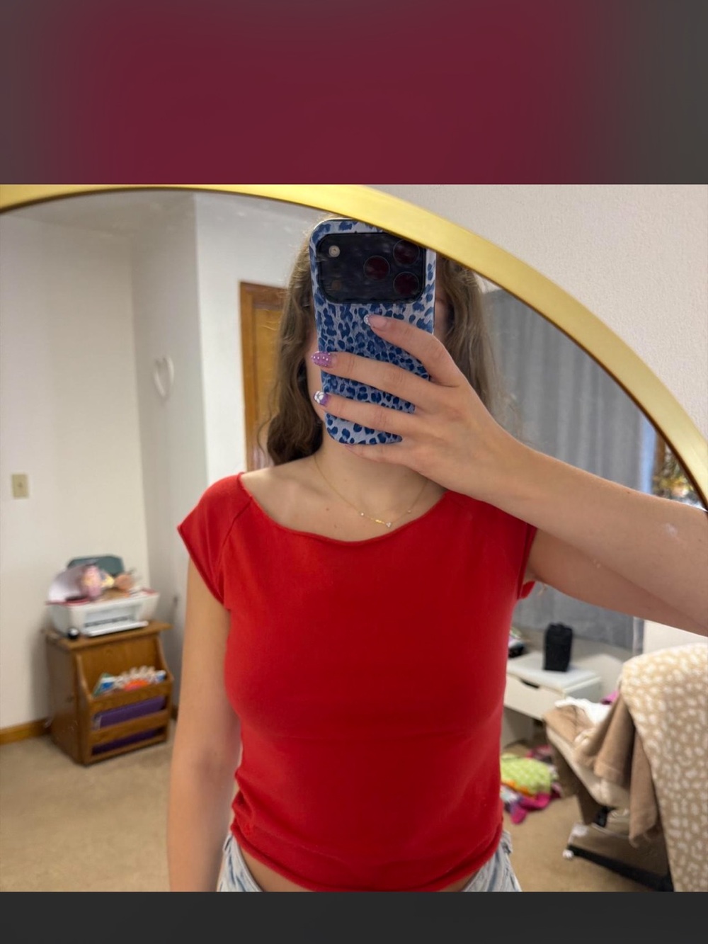 Urban out from under off the shoulder tee